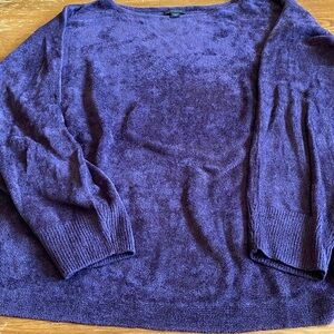 Deep grape sweater from J Jill Wearever Collection size large